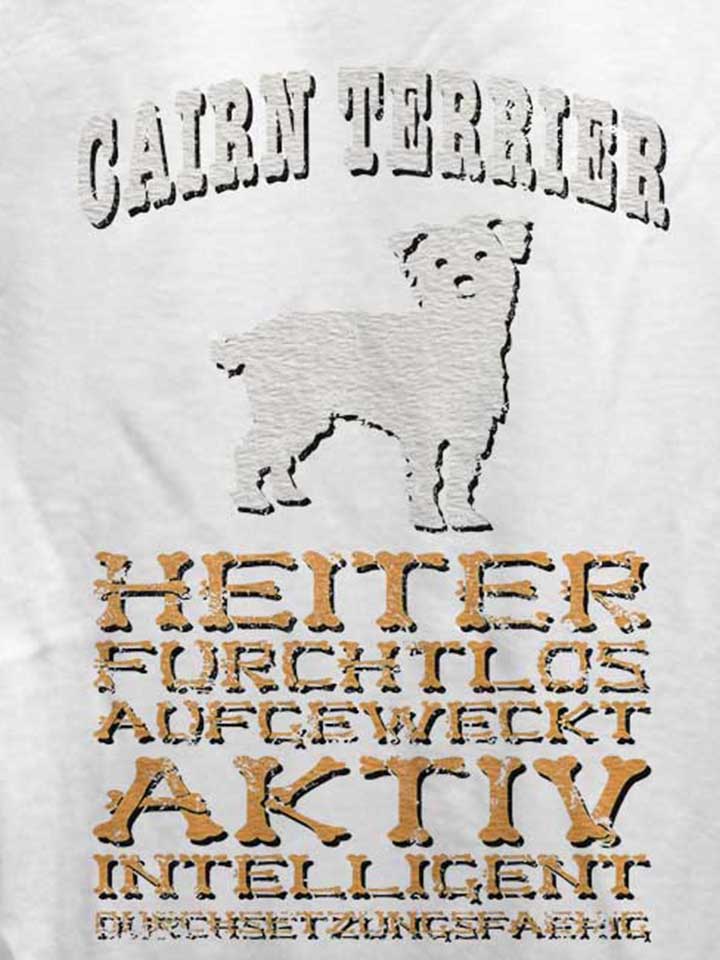 hund-cairn-terrier-damen-t-shirt weiss 4