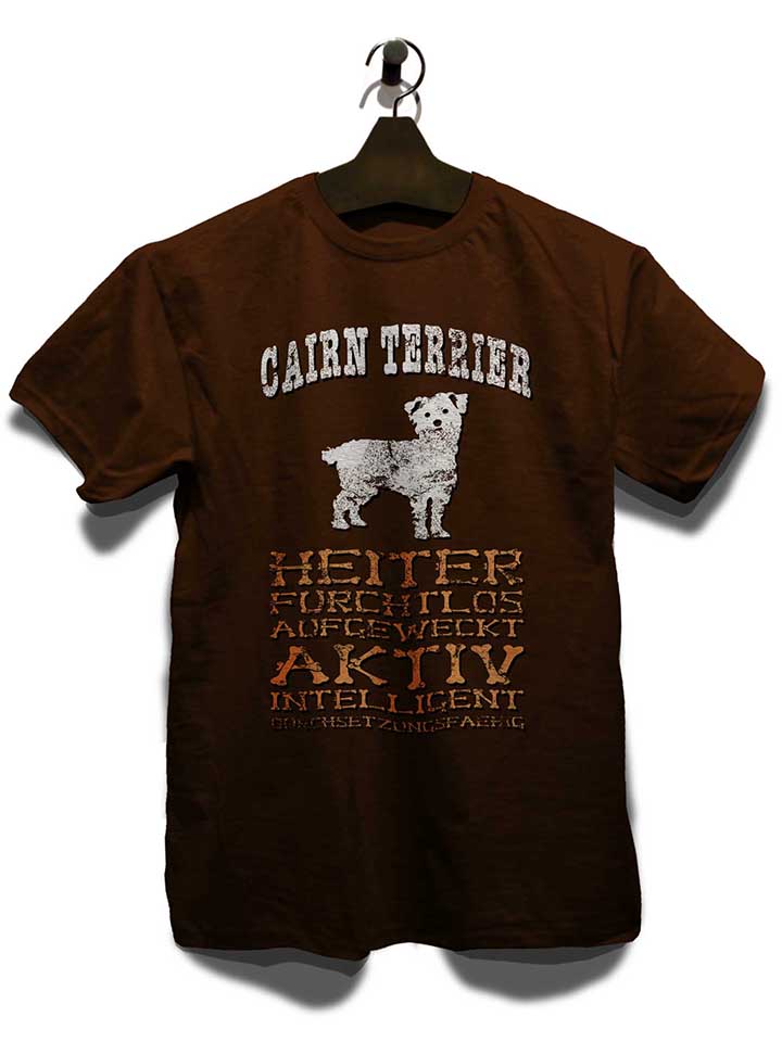 hund-cairn-terrier-t-shirt braun 3