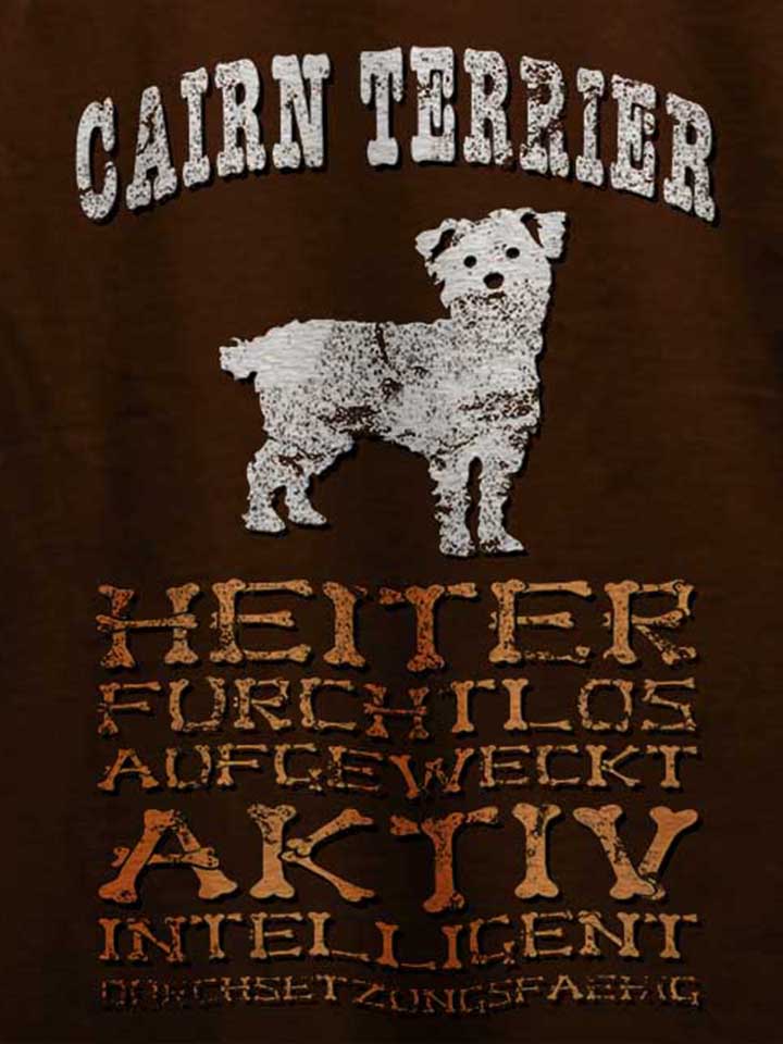 hund-cairn-terrier-t-shirt braun 4
