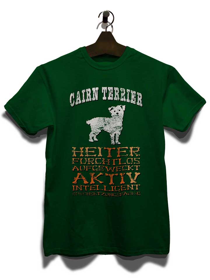 hund-cairn-terrier-t-shirt dunkelgruen 3
