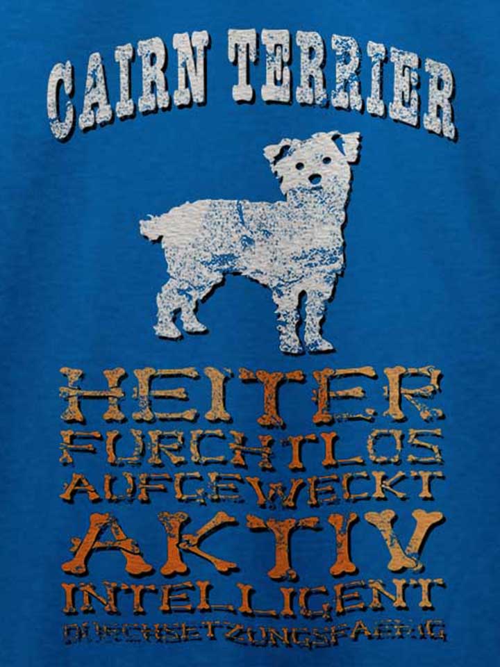 hund-cairn-terrier-t-shirt royal 4