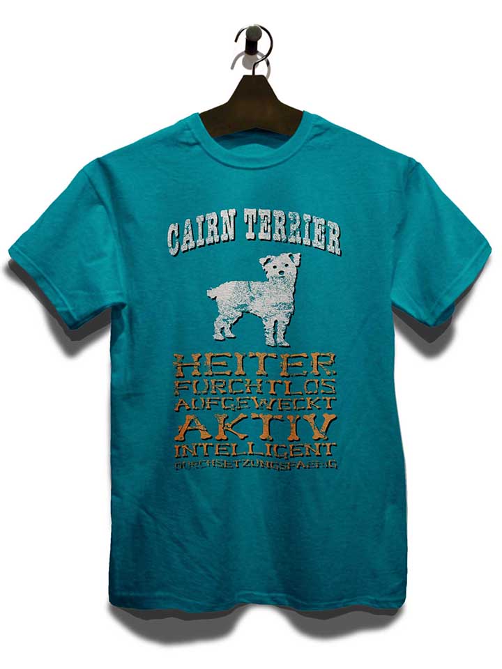 hund-cairn-terrier-t-shirt tuerkis 3