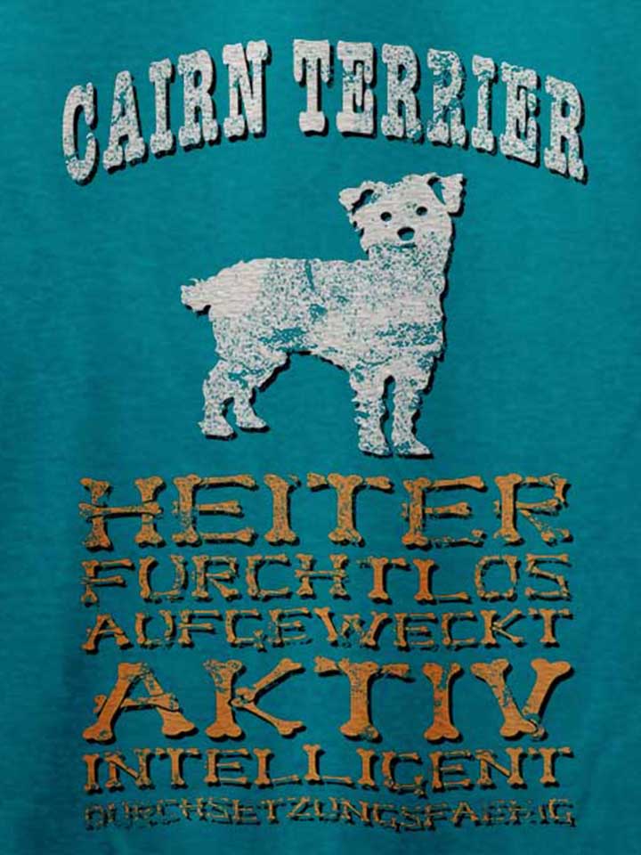 hund-cairn-terrier-t-shirt tuerkis 4