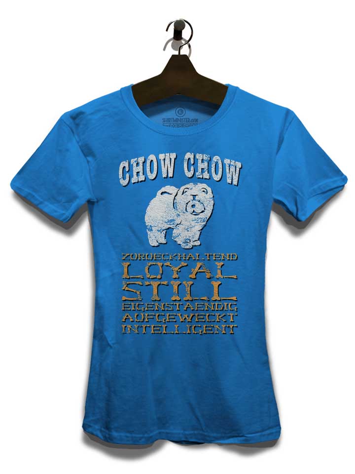 hund-chow-chow-damen-t-shirt royal 3