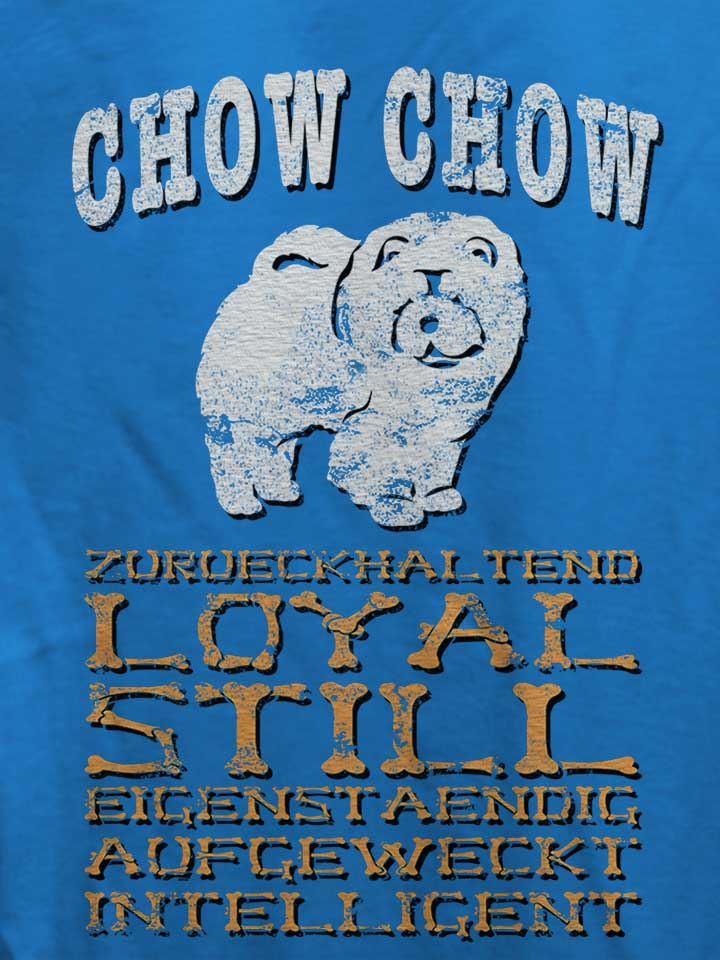 hund-chow-chow-damen-t-shirt royal 4