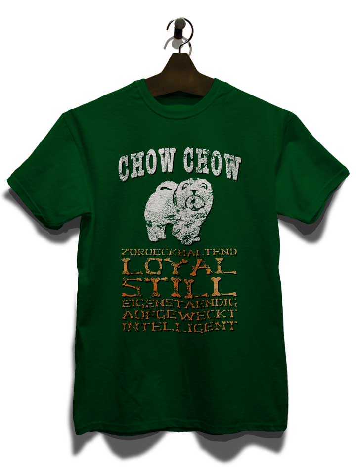 hund-chow-chow-t-shirt dunkelgruen 3
