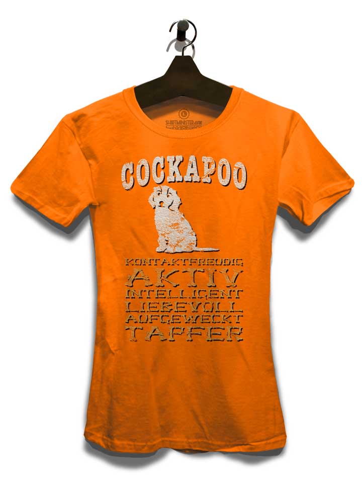 hund-cockapoo-damen-t-shirt orange 3