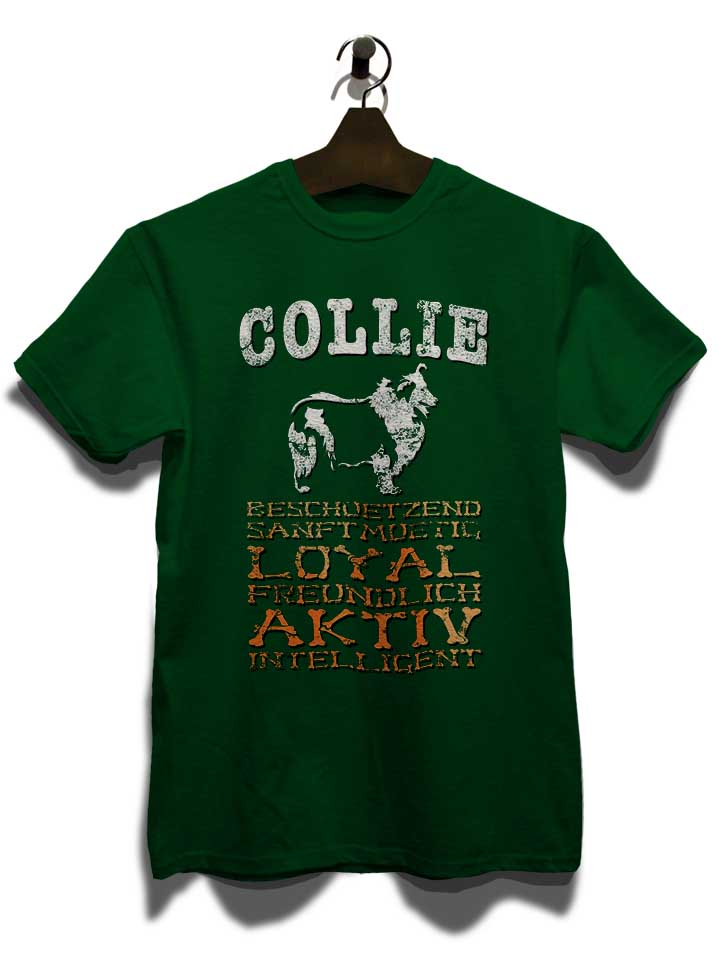 hund-collie-t-shirt dunkelgruen 3