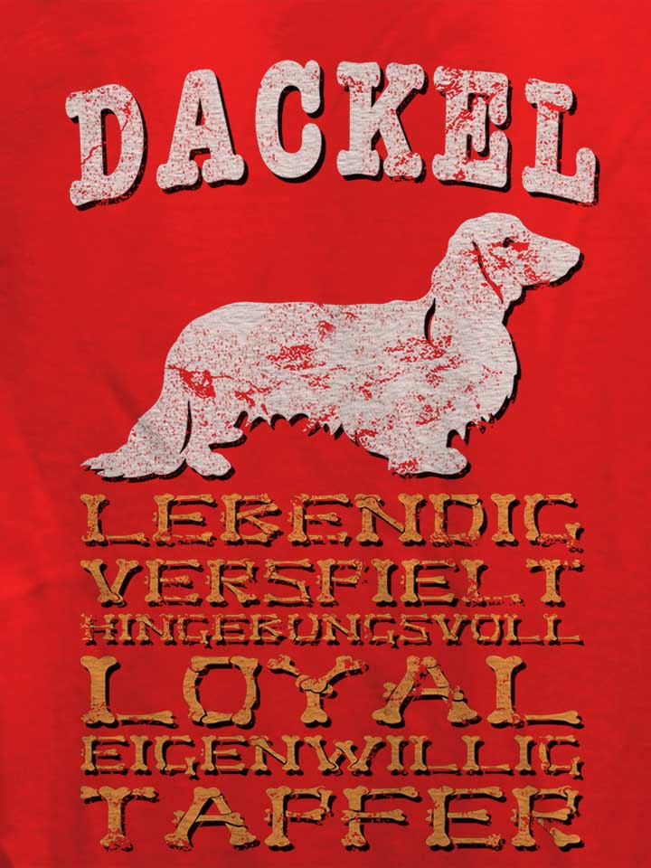 hund-dackel-damen-t-shirt rot 4