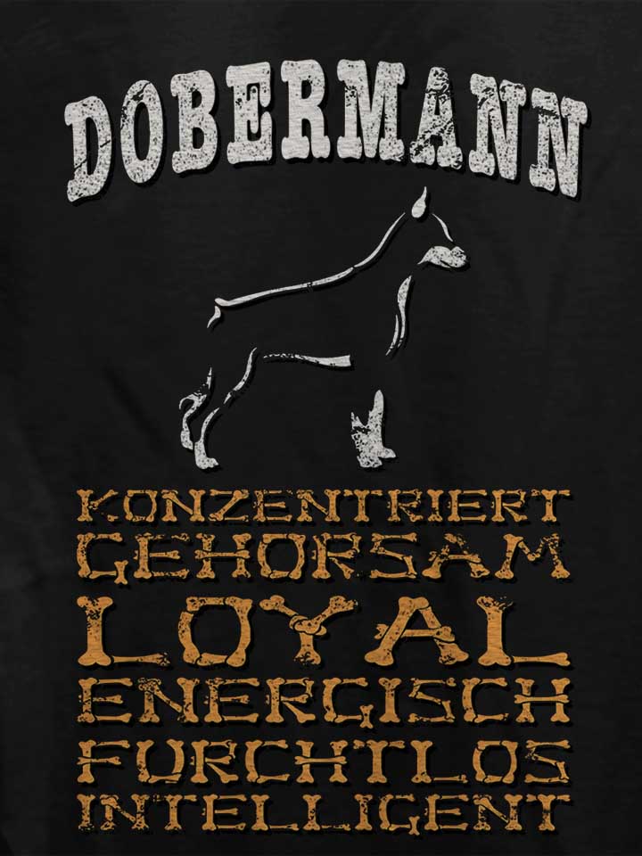 hund-dobermann-damen-t-shirt schwarz 4