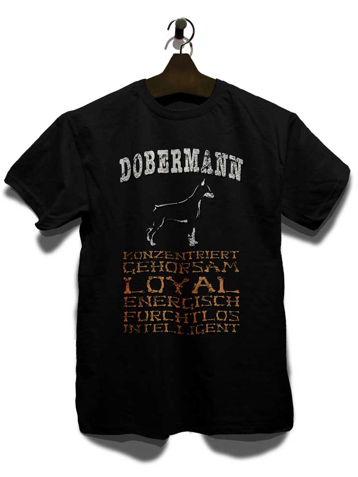 hund-dobermann-t-shirt schwarz 3
