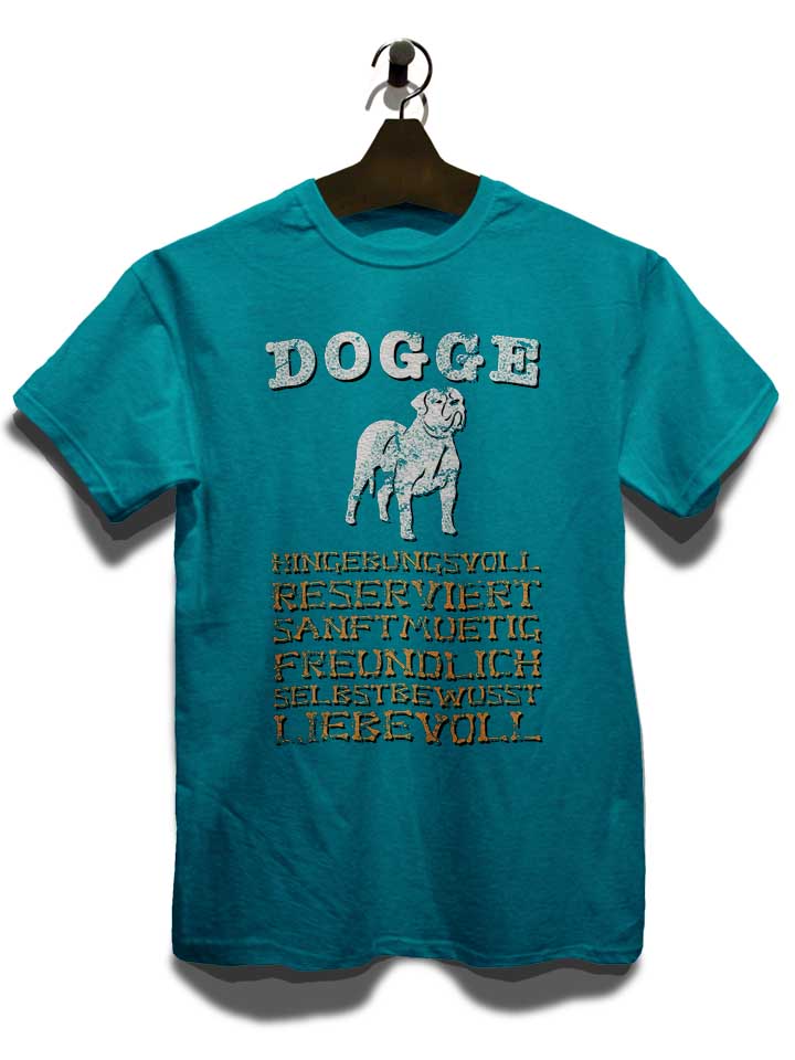 hund-dogge-t-shirt tuerkis 3