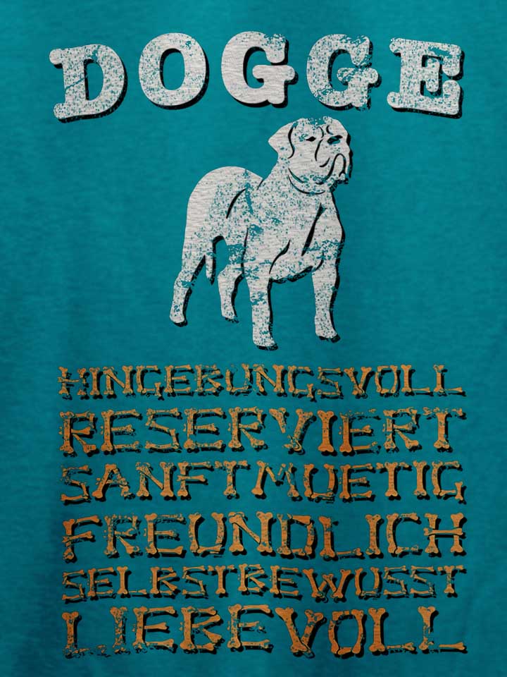 hund-dogge-t-shirt tuerkis 4