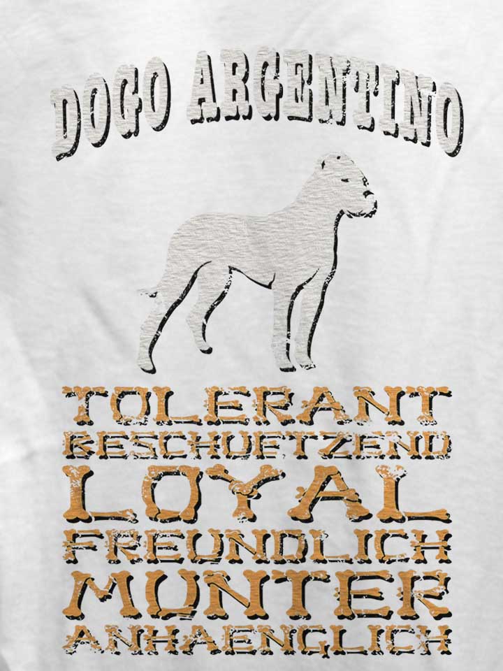 hund-dogo-argentino-damen-t-shirt weiss 4
