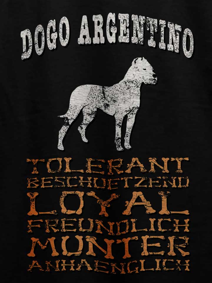 hund-dogo-argentino-t-shirt schwarz 4