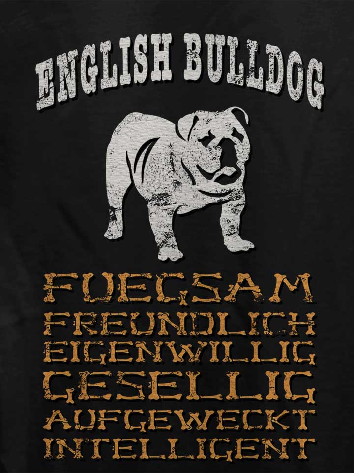 hund-english-bulldog-damen-t-shirt schwarz 4