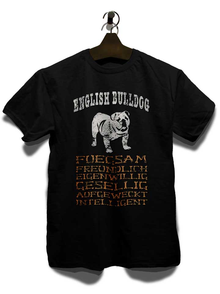 hund-english-bulldog-t-shirt schwarz 3