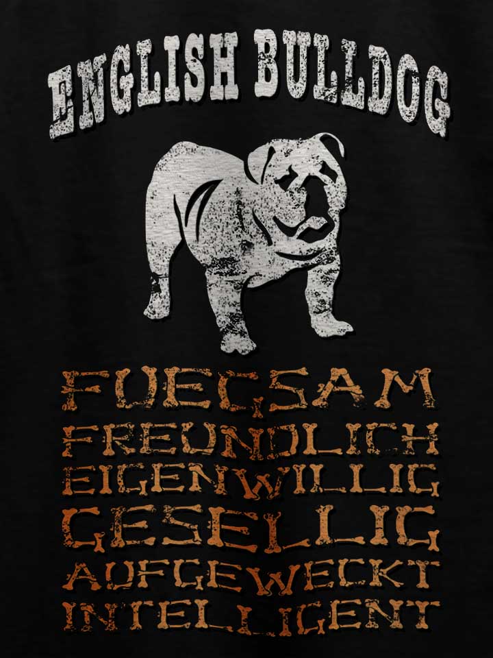 hund-english-bulldog-t-shirt schwarz 4