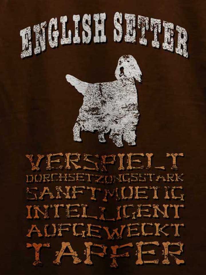 hund-english-setter-t-shirt braun 4