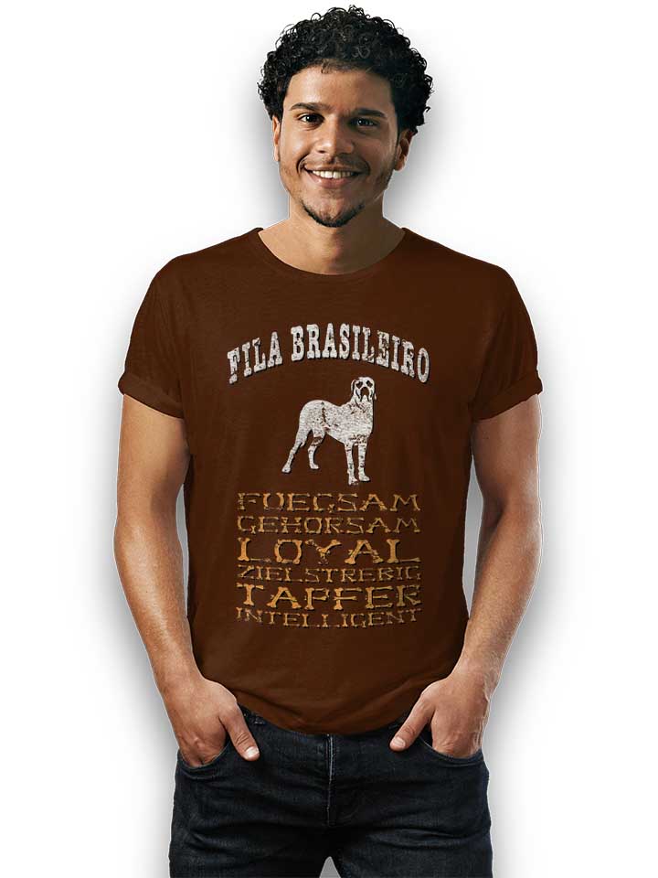 hund-fila-brasileiro-t-shirt braun 2