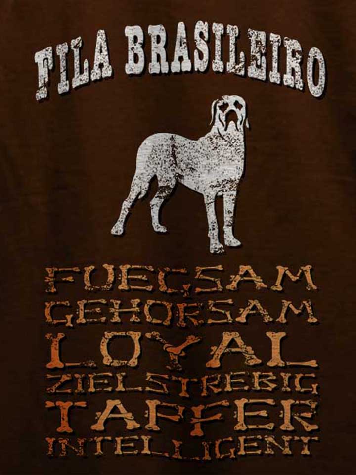 hund-fila-brasileiro-t-shirt braun 4
