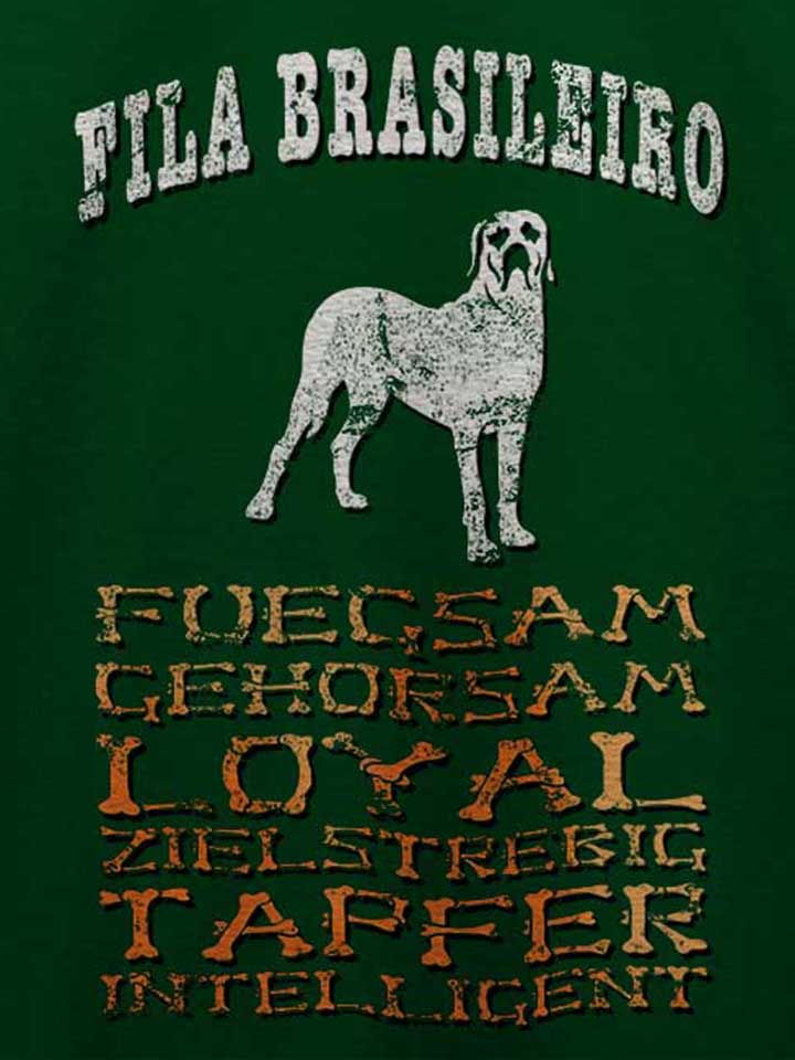 hund-fila-brasileiro-t-shirt dunkelgruen 4