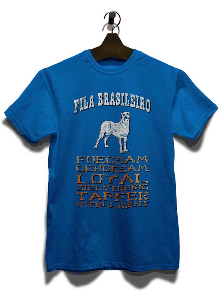 hund-fila-brasileiro-t-shirt royal 3