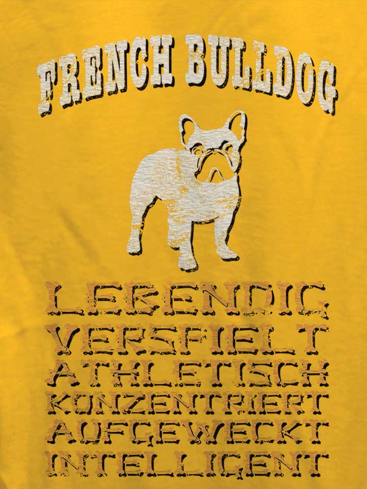 hund-french-bulldog-damen-t-shirt gelb 4