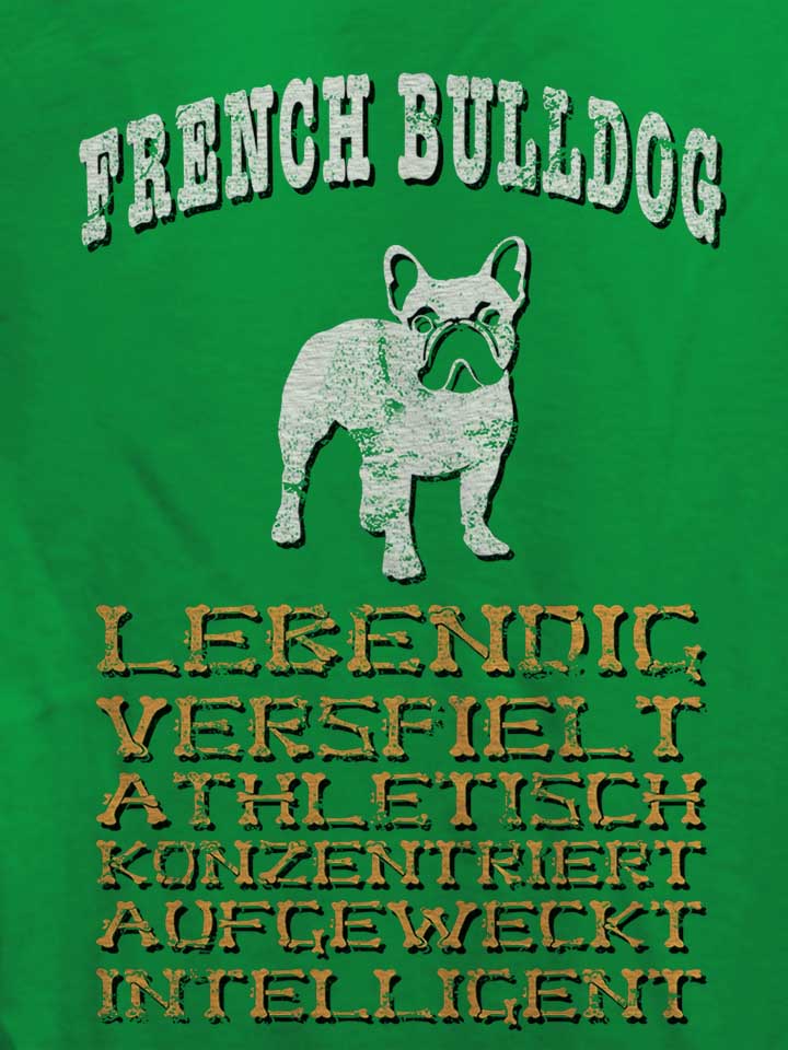 hund-french-bulldog-damen-t-shirt gruen 4
