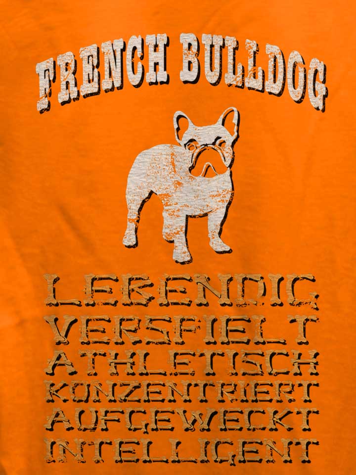 hund-french-bulldog-damen-t-shirt orange 4