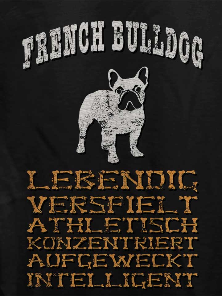 hund-french-bulldog-damen-t-shirt schwarz 4