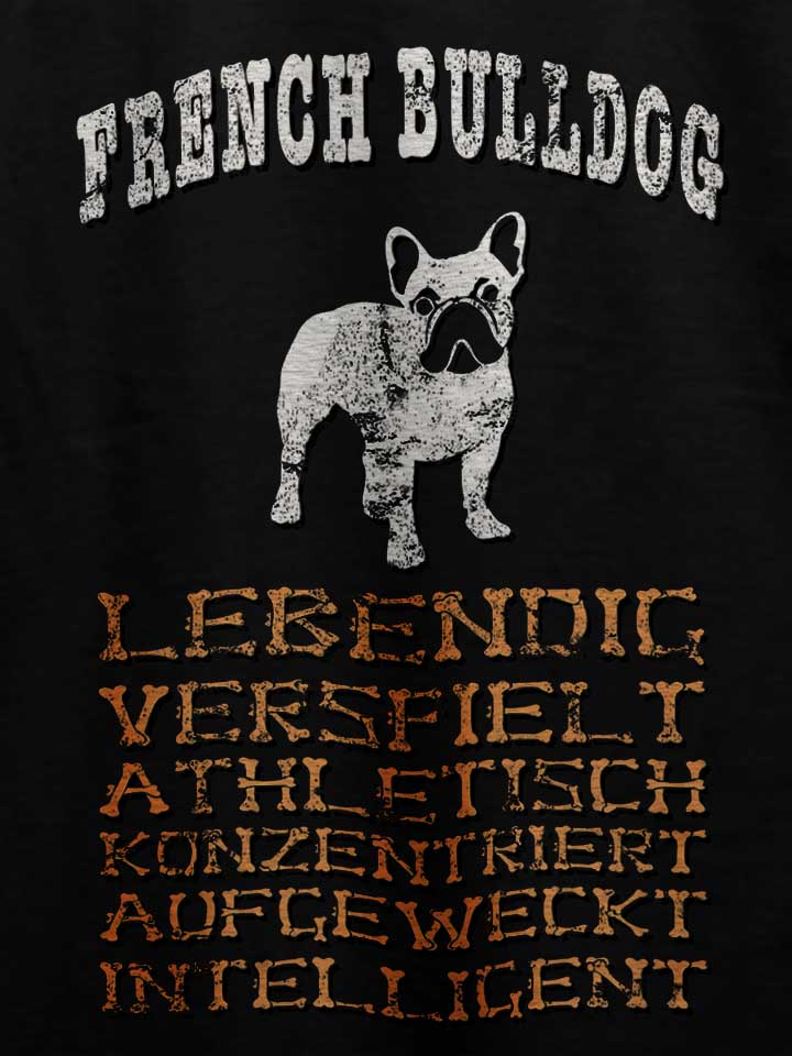 hund-french-bulldog-t-shirt schwarz 4