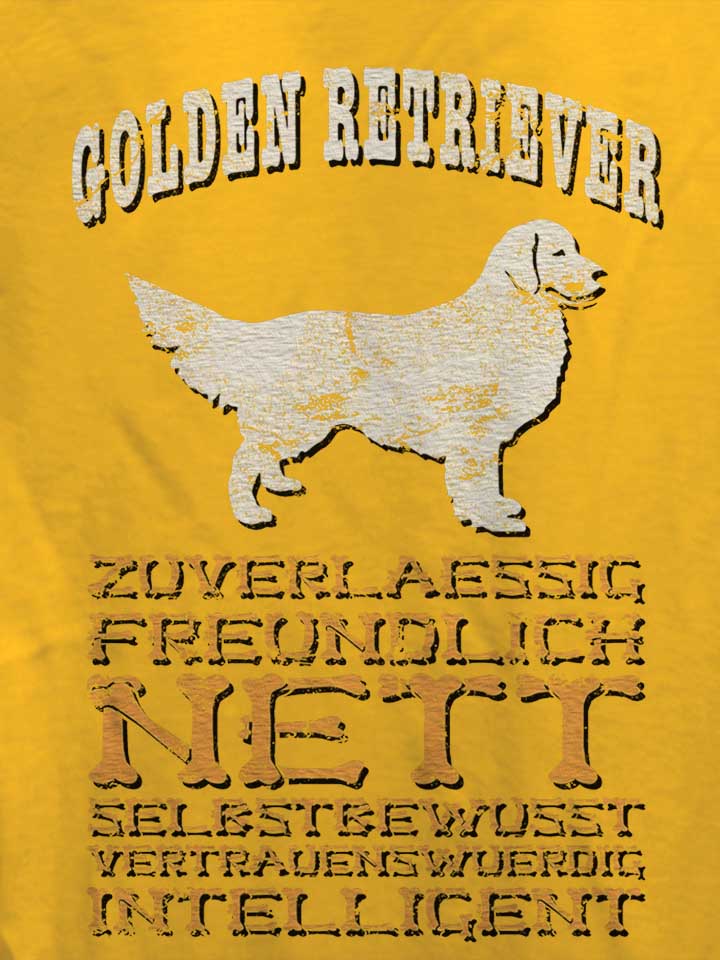 hund-golden-retriever-damen-t-shirt gelb 4