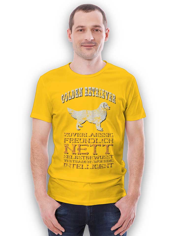 hund-golden-retriever-t-shirt gelb 2