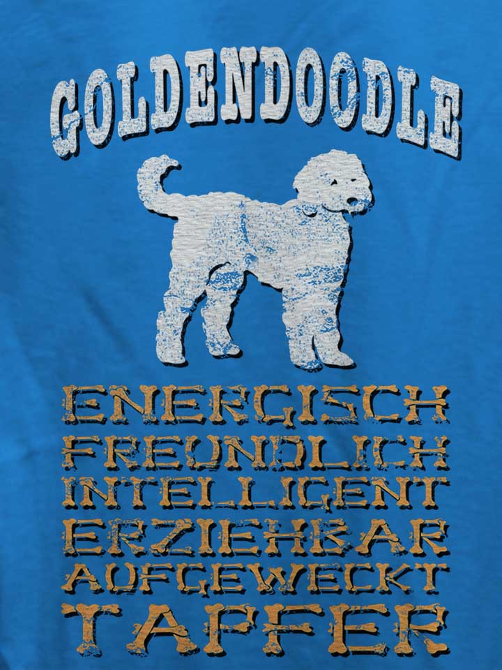 hund-goldendoodle-damen-t-shirt royal 4