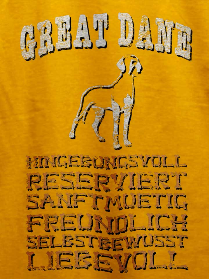 hund-great-dane-t-shirt gelb 4