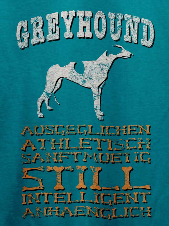 hund-greyhound-t-shirt tuerkis 4