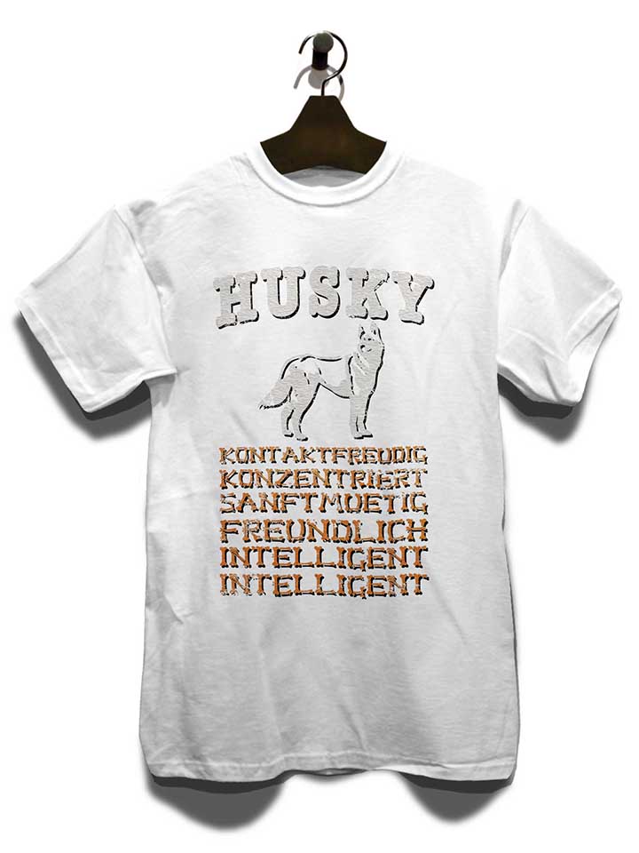hund-husky-t-shirt weiss 3
