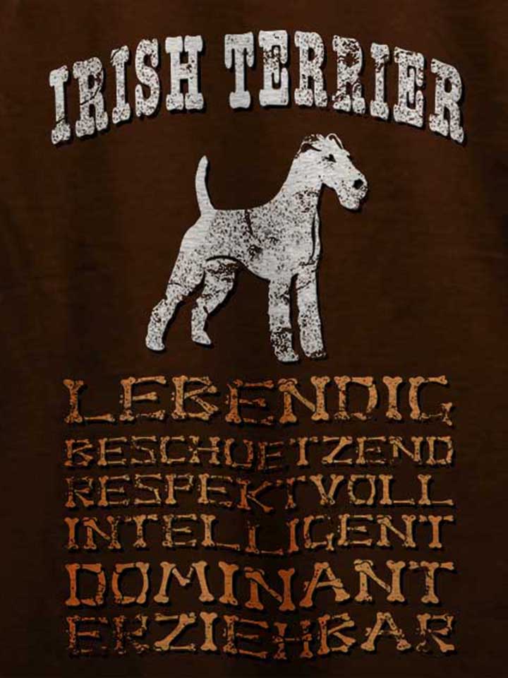 hund-irish-terrier-t-shirt braun 4