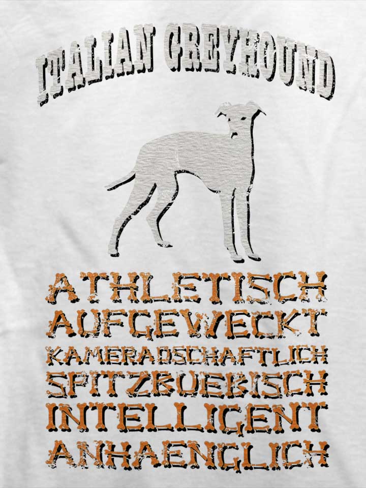 hund-italian-greyhound-t-shirt weiss 4