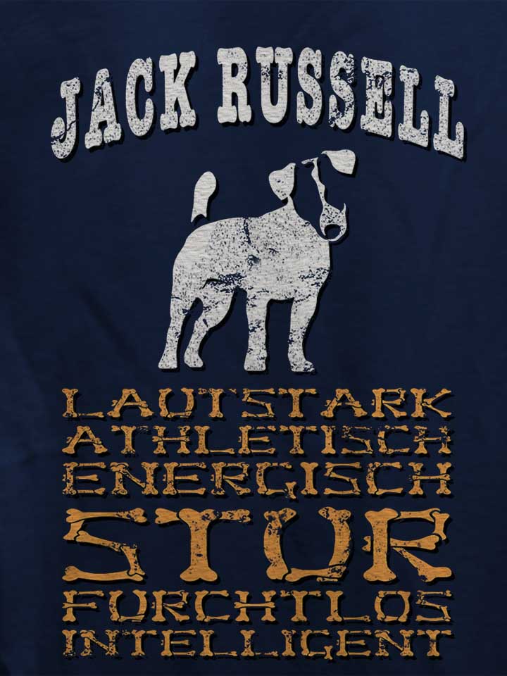 hund-jack-russell-damen-t-shirt dunkelblau 4