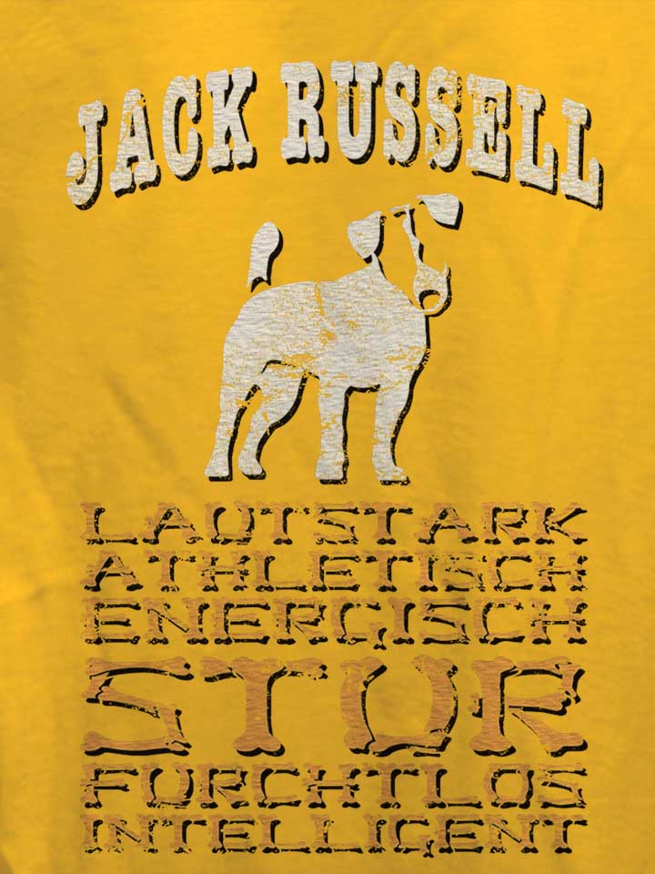 hund-jack-russell-damen-t-shirt gelb 4