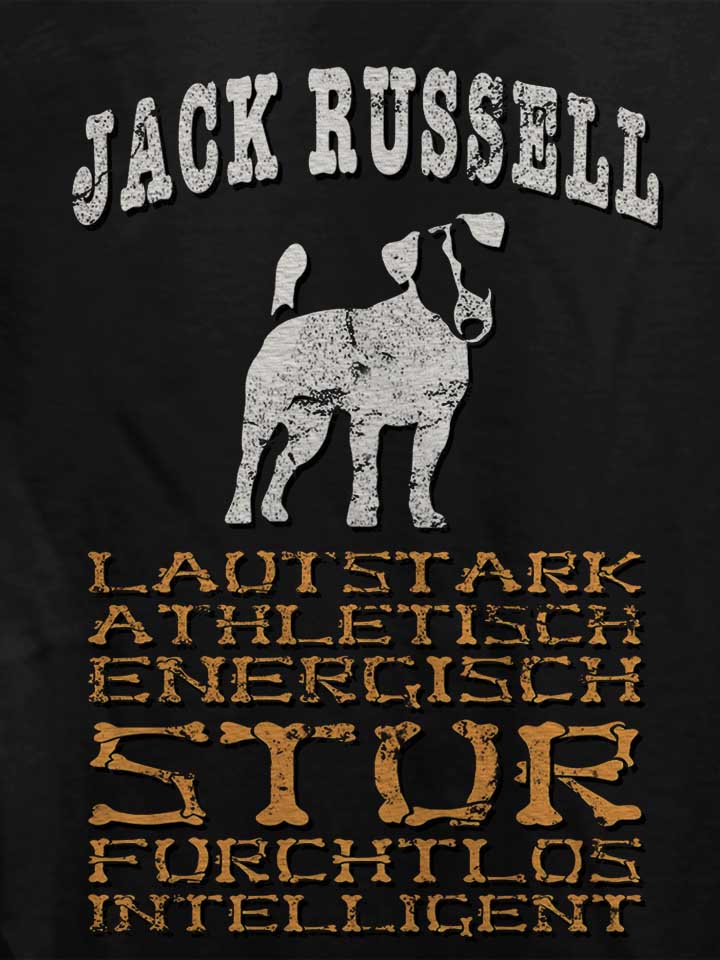 hund-jack-russell-damen-t-shirt schwarz 4
