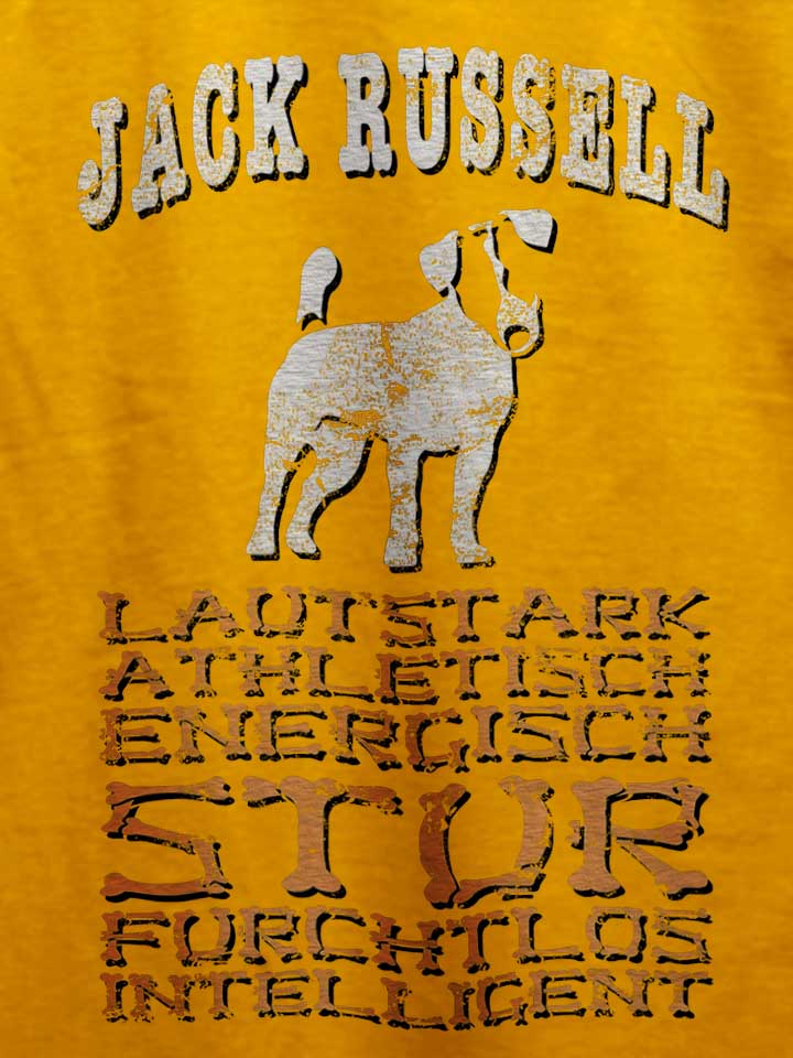 hund-jack-russell-t-shirt gelb 4