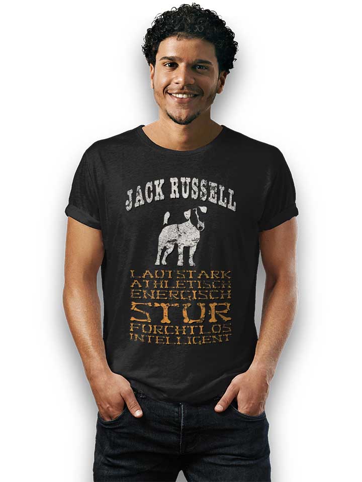 hund-jack-russell-t-shirt schwarz 2