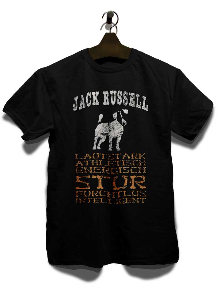 hund-jack-russell-t-shirt schwarz 3