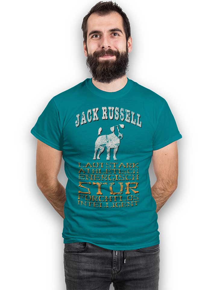 hund-jack-russell-t-shirt tuerkis 2