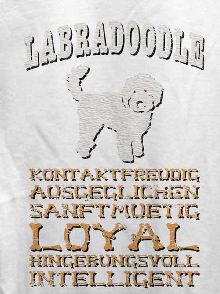 hund-labradoodle-damen-t-shirt weiss 4