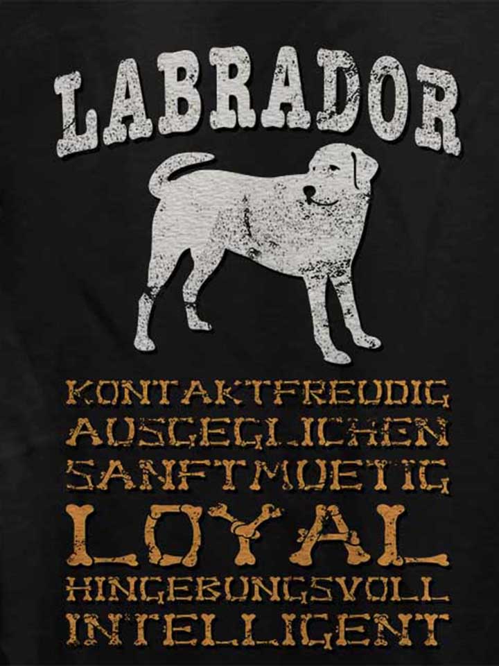 hund-labrador-damen-t-shirt schwarz 4
