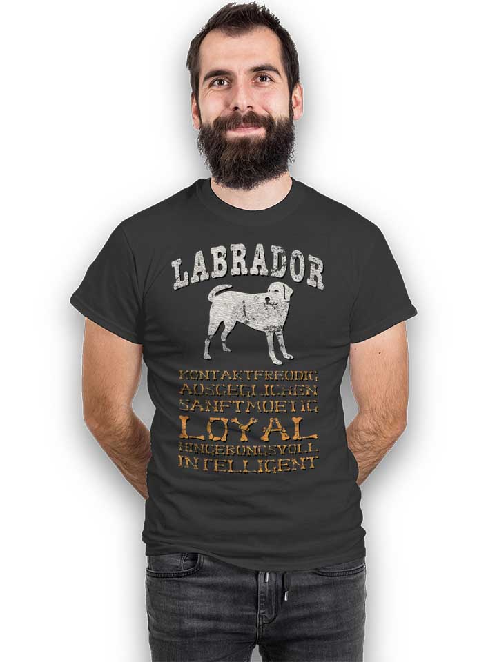 hund-labrador-t-shirt dunkelgrau 2